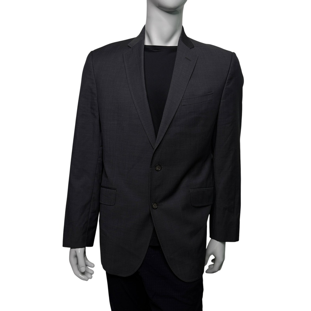 Ted Baker London Endurance Wool Charcoal Blazer Jarrett SPJ Model Men's Size 44R - Picture 2 of 12